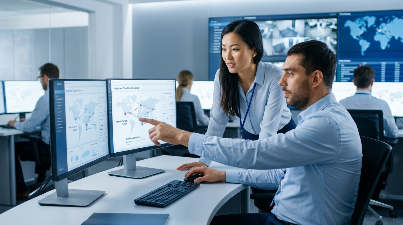 Infraestructura cloud integrada para análisis de datos y tecnología de vigilancia corporativa